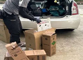 事務所に帰社